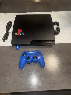 Sony PlayStation 3 Slim 160GB Console PS3 w/ Controller & Cables TESTED WORKS