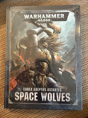 Warhammer 40k 8th ed Space Marines - Codex Adeptus Space Wolves - (Sealed, New)