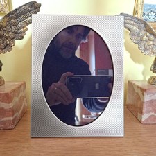 PATERNA & LIVI - Cornice Portafoto Argento 800 massiccio anni 70 x foto cm 13x18