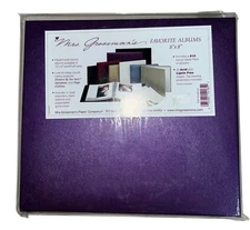 Mrs. Grossman’s Amethyst 8x8 Photo Sticker Album Scrapbook Memory Book HTF Color
