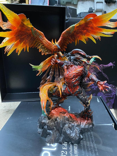 Square Enix Final Fantasy XVI FF16 Phoenix vs Ifrit CE Figure Statue Japan Used