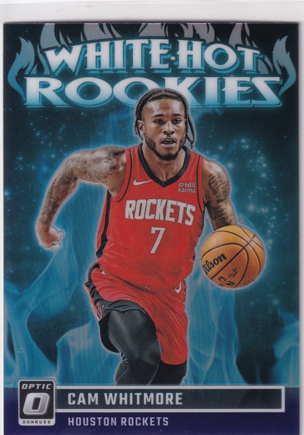 Cam Whitmore - 2023-24 Donruss Optic White Hot Rookies Purple Prizm #5