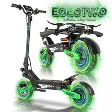 EOEOTWO Electric Scooter for Adult 1200W 30MPH 11''Off Road Foldable Escooter
