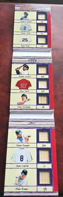 LEAF LUMBER TODAY'S LINEUP #d /5  GAME USED BATS - JETER; JACKSON; BONDS; TROUT
