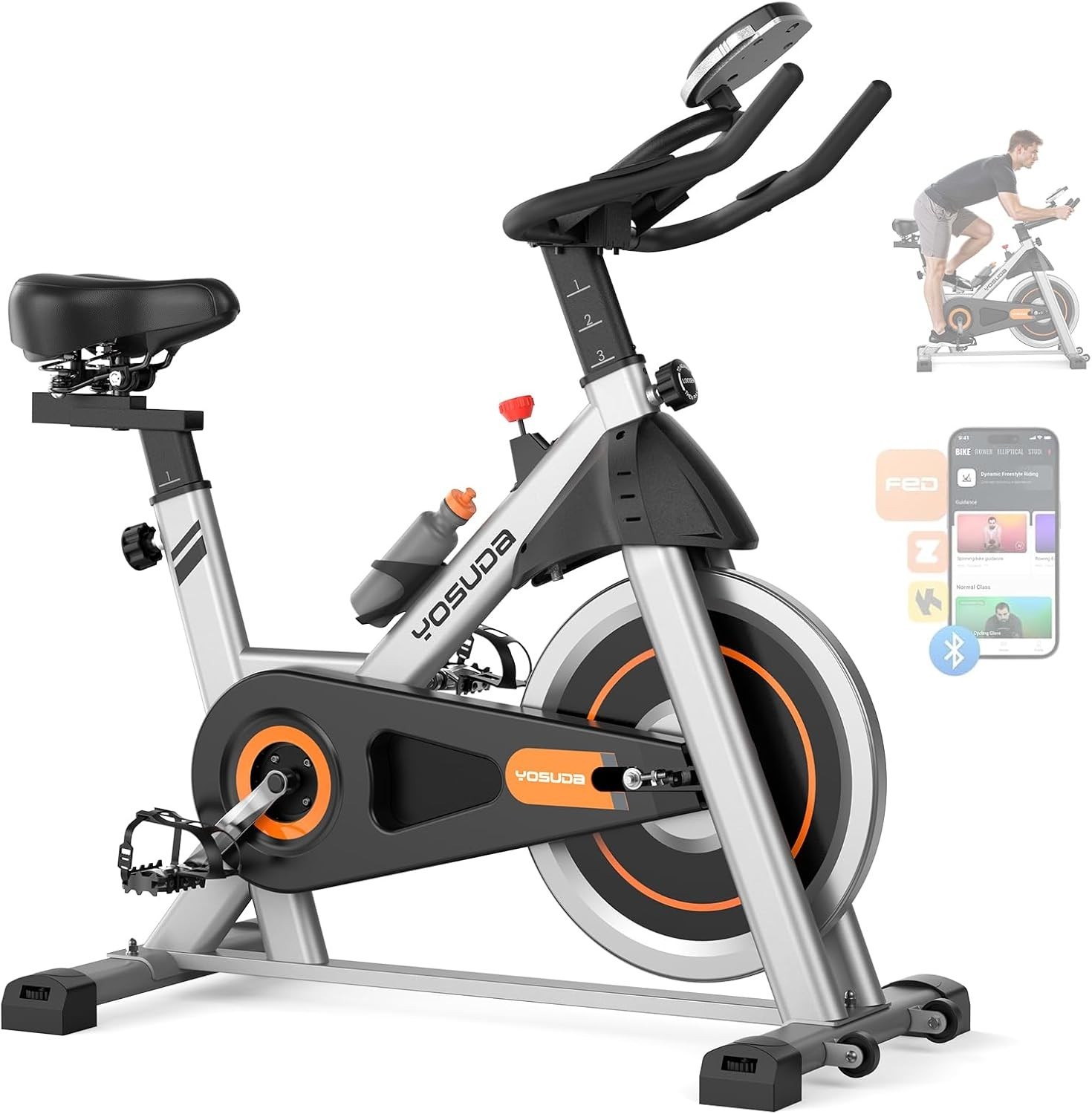 Fan Bike Exercise Bike Stationary Bike Indoor Fitness Bike Cycling Bike Home Gym