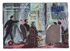 Abraham Lincoln Ford's Theater Washington D.C Authentic Dirt Relic Card 200 Made