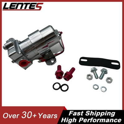 #ad Electric Fuel Pump 97 GPH 7 PSI Universal Red For Holley Demon Carburetor Chrome $58.88
