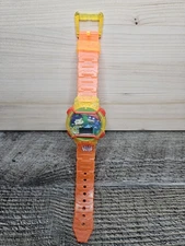 2000 Burger King Rugrats in Paris Orange Watch Kimi & Chuckie Untested