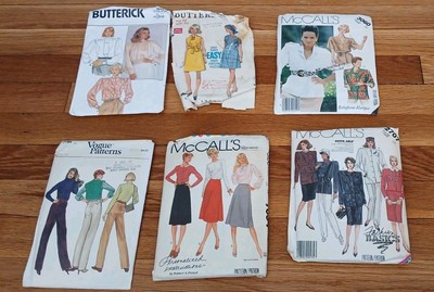 Vintage SEWING PATTERNS  Vogue Patterns, BUTTERICK AND MCCALLS 