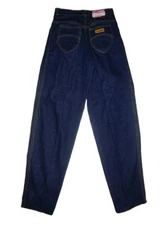 NWT PS Gitano 1980s Vintage Style Jeans High Waist Front Pleats ~ 8/9 (27.5/30)