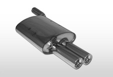 FOX Sportauspuff BMW 5er E60 E61 520d 525d 530d, Endrohr 2x76mm rund