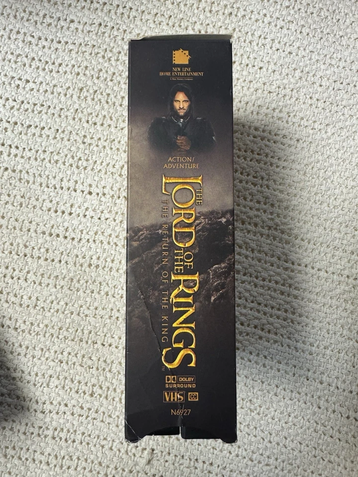 The Lord of the Rings: The Return of the King (VHS, 2004, 2-Tape Set) Old Movie Foto 2 de 4