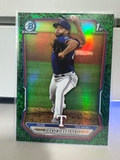 2026 Bowman Chrome Baseball David Davalillo Texas Rangers Green Grass /99