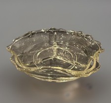 Vintage Yellow Depression Glass Relish Dish
