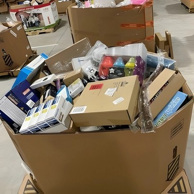 Overstocked Merchandise mixed lot large high value liquidation reseller bundle