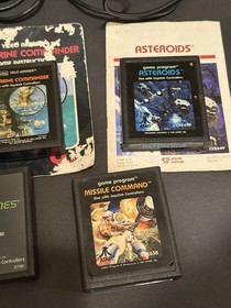 Original Atari 2600 Console, Joystick, Paddles, 7 Games CX2600A, paperwork, more