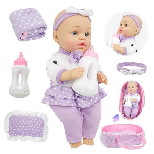 Playset With Washable Carrier Bassinet