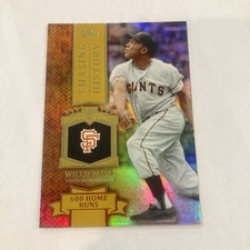 2013 Topps Chasing History Holofoil Gold #CH47 Willie Mays