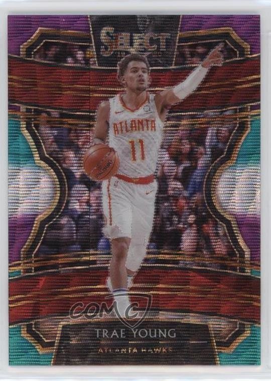 2019-20 Panini Select Concourse Tri-Color Prizm Trae Young #33 0g14