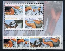 151606) Olympische Spiele 1992 Neuseeland Nr. 1226-1229 + Block 32 **