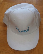 1 Baseballcap/Mütze, weiß, Aufdruck "Ja, zu Fra", unbenutzt