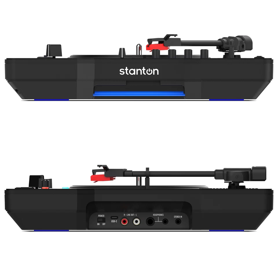 Stanton STX Portable Scratch Turntable DJ Controller w/ Fader & Bluetooth - Image 3 of 4