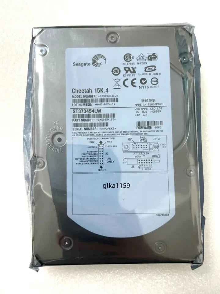 (未使用･未開封品)　73?GB SCSI u320?15?K RPM 80pin???st373455lc-rf kmdlckf Ultra - 320 SCSI Internal 15000 RPM Rotation Speed 73 GB Storage