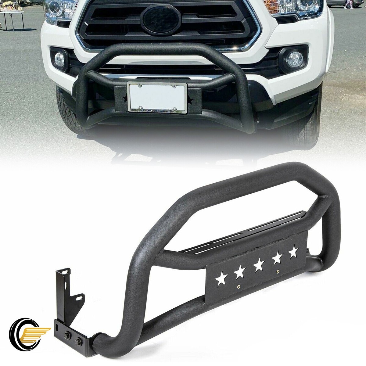 Push Bumper For Trucks Chrome Bull Bar For 2005-2015 Toyota - Foto 4