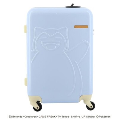 Pokemon Suitcase Snorlax Hard Carry Case Zipper TSA Lock 37L/62L