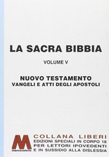 Libri Sacra Bibbia. Ediz. Per Ipovedenti (La) #05