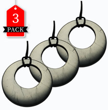 Shungite World Shungite Pendant Double Circle - Pack of 3