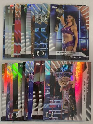 Rainbow Foil 2021 Topps Women's Division WWE Base Cards You Pick/Choose! READ*