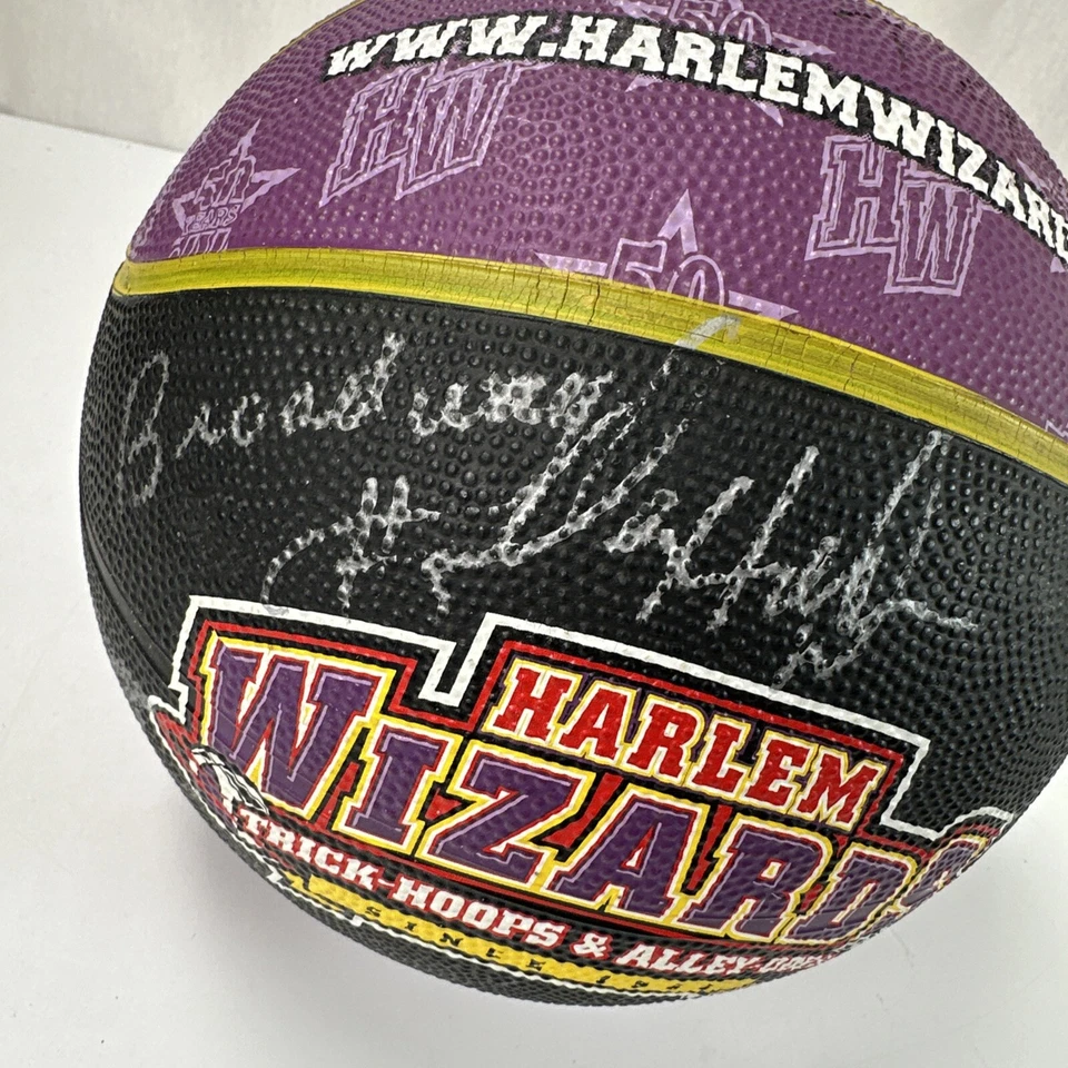 Harlem Wizards Basketball Signé Autographié 2012 - Photo 2/4