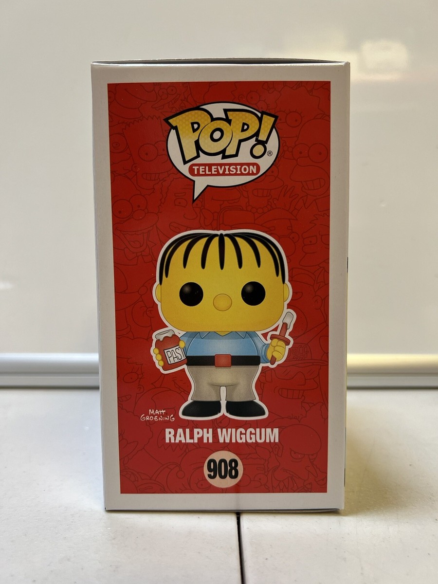 Funko Pop! The Simpsons Ralph Wiggum #908 Limited Edition w Funko Pop! The Simpsons Ralph Wiggum #908 Limited Edition w