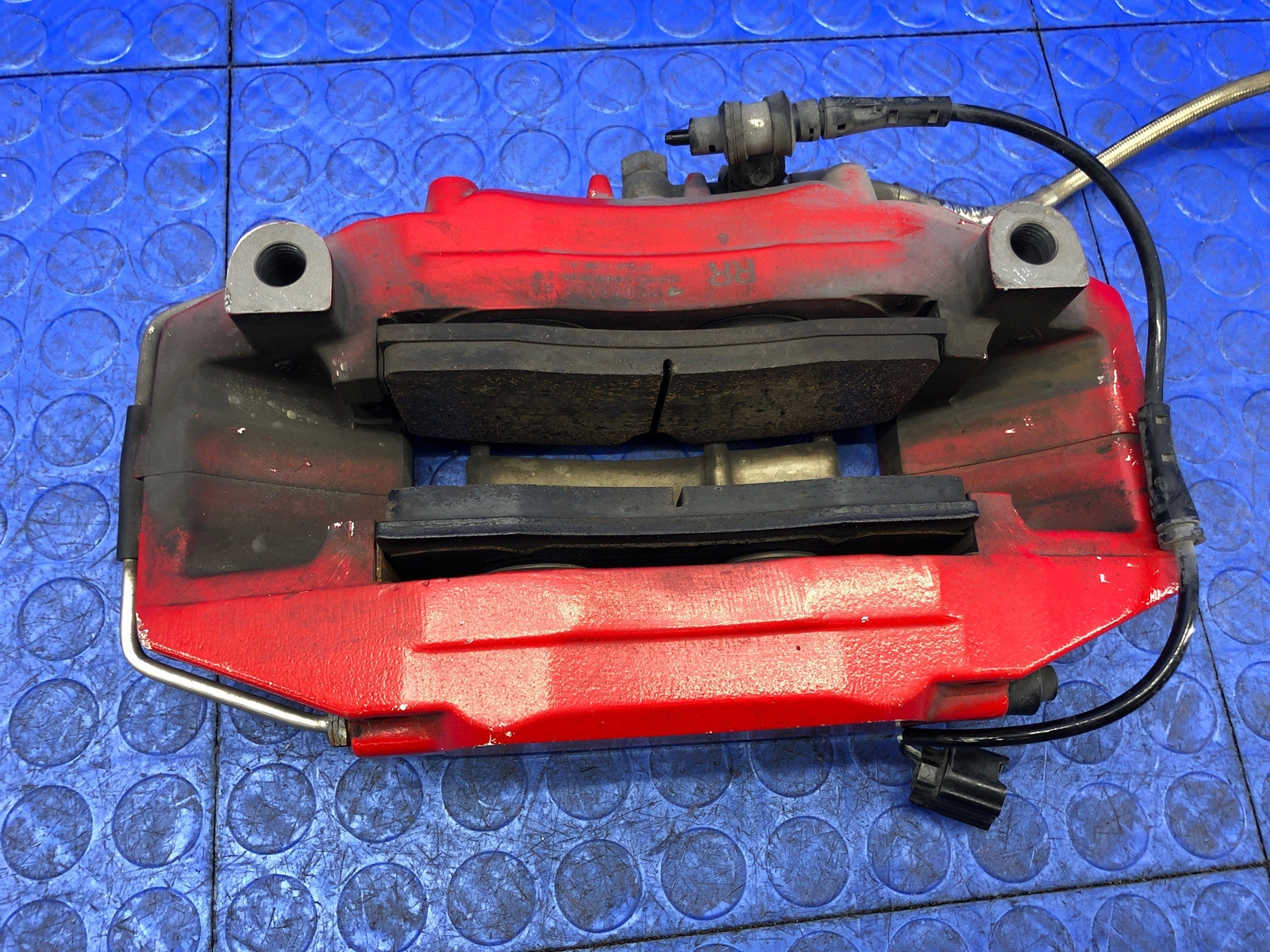2016-2021 MCLAREN 570S OEM REAR RIGHT CARBON CERAMIC BRAKE CALIPER RED