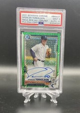 2021 Bowman Chrome Card Spencer Torkelson Auto /99 Green PSA 9 Auto 10 Mega Card