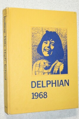 1968 Rolling Hills High School Yearbook Rolling Hills Estates California CA - 68