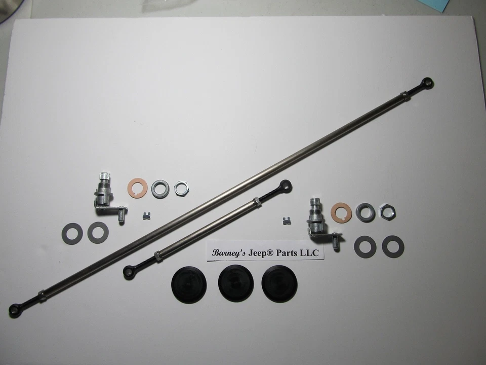 DEFECTIVE Damage FITS JEEP CJ5 CJ6 WINDSHIELD WIPER LINKAGE KIT 1968 19 G3D Foto 2 de 4