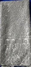 Grey color African Lace Fabric For Parties