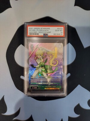 2021 Weiss Schwarz As His Little Sister, Leafa PSA 10