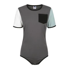 ODU Monochrome Colorblock Adult Diaper Cover / Bodysuit 