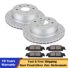 Rear Brakes and Rotors Brake Pads Kits for Silverado Sierra 1500 Tahoe Yukon XL