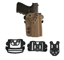 Ultimate Arms Gear Kydex OWB Modular Multi-fit Holster - Size 4-B - Color: FDE