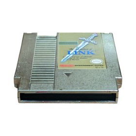 Zelda 2 The Adventure Of Link Nintendo NES Gold Authentic Cartridge Tested Case