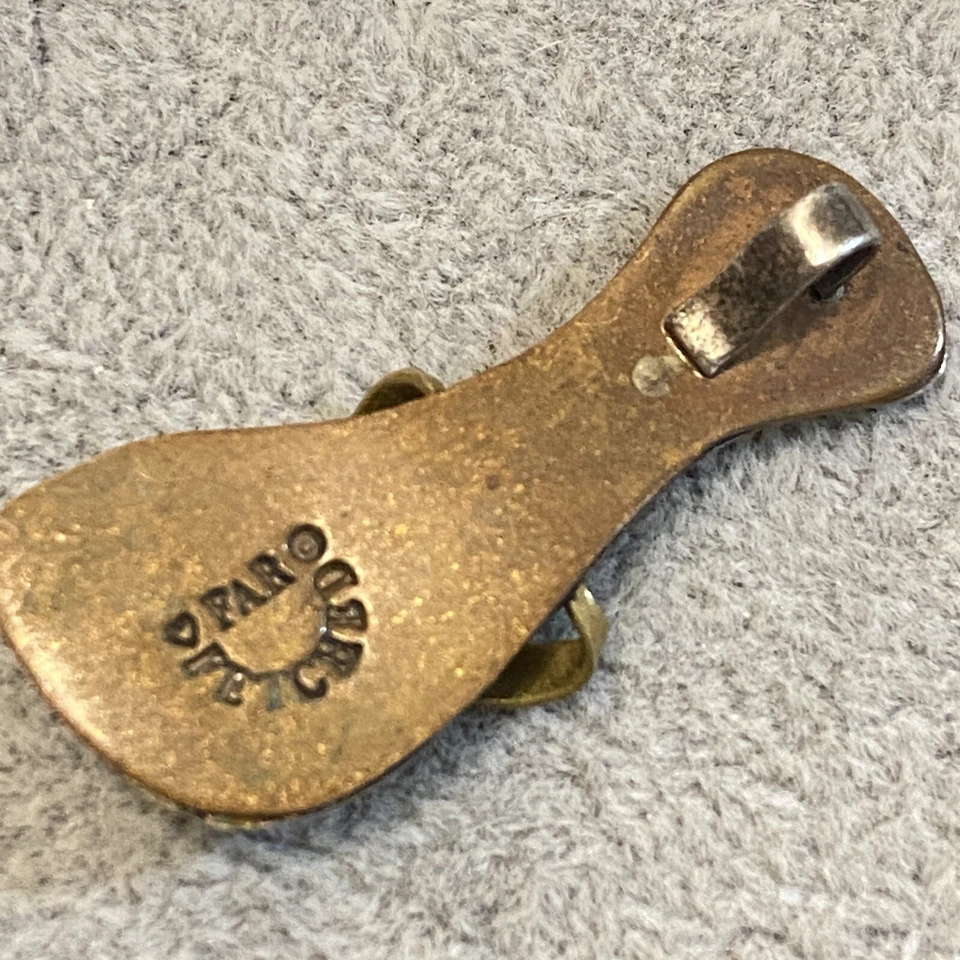 Sandalias colgantes florales tono cobre plateado de gran alcance Foto 2 de 4