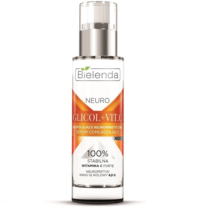 Bielenda Neuro Glicol Vit C Neuromimetic Exfoliating Rejuvenating Night Serum
