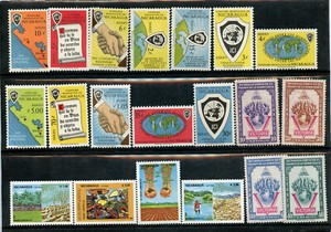 NICARAGUA 689-690, C261-C262,1378-1381, C475-C486, MNH STAMPS