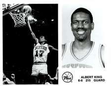 1 TEAM ISSUED & 1 -TYPE 1 PHOTO of PHILADELPHIA 76ERS ALBERT KING & BRIAN OLIVER