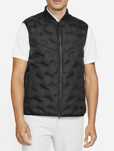 New Nike Golf Therma Fit ADV Repel Full Zip Gilet Vest Black DA2861-010 2XL | eBay