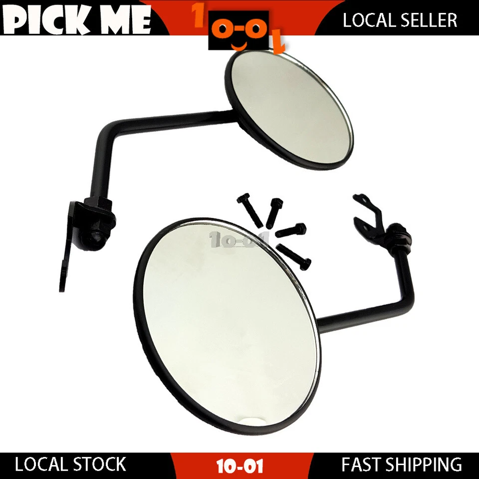 Pair R/L Hand Mirror Set Fit YAMAHA WR450F 2002 2003 2004 2005 2006 2007-2013 — 第 2/4 张图片